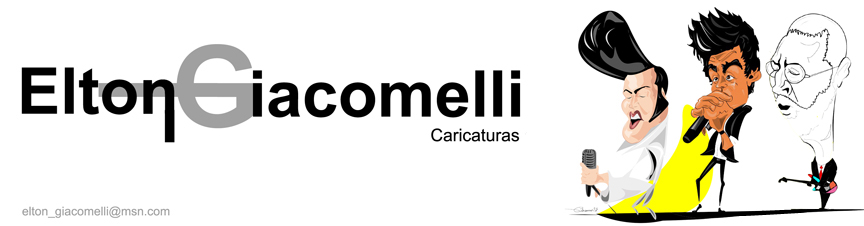 Elton Giacomelli Caricaturas desenhos realístas