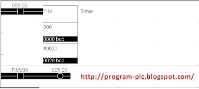 How to Work Timer plc Omron scan 3