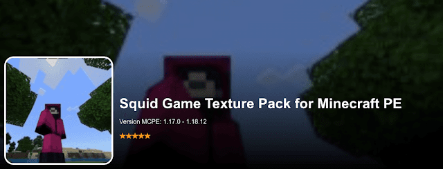 Download Minecraft Mod Squid Game - Unduh Paket Tekstur Squid Game untuk Minecraft PE: berpartisipasi dalam permainan bertahan hidup paling populer sebagai pemain atau penjaga.