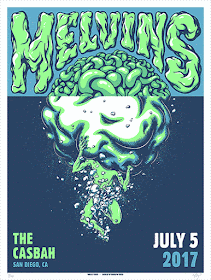 Melvins poster glow animated gif