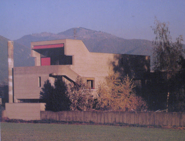 Residencia en Stabio | Mario Botta | Plantas + Secciones + Fotografías + Influencias de Le Corbusier