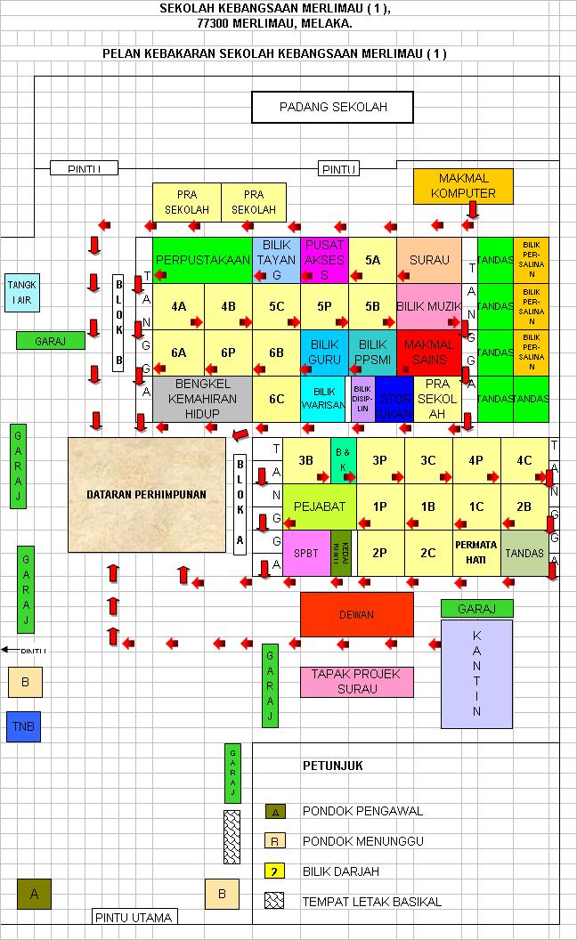 Sekolah Kebangsaan Merlimau Satu: Lokasi Sekolah