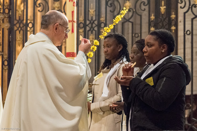 catéchuménat Sens Paron St Clément Yonne Veillée Pascale 2018 Baptême Confirmation Eucharistie