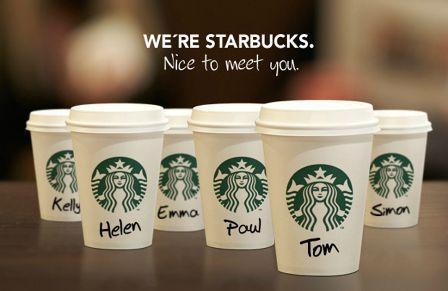 Starbucks Three Main Benefits For Writing Customer Name On The Cup