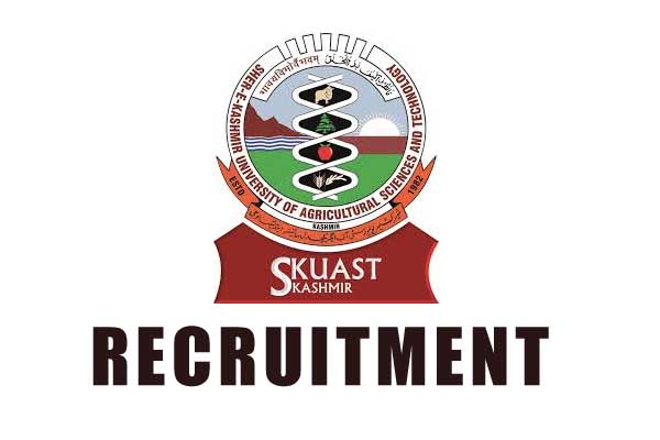 SKUAST Jobs Recruitment 2021, Details here Apply Here