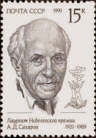 Resultado de imagem para selo de Andrei Sakharov