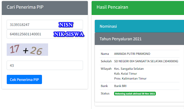 CARA cek siswa penerima PIP