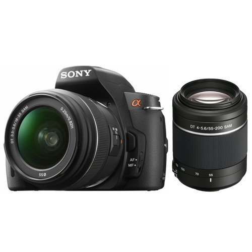 Sony DSLR DSLR-A390L 14.2MP Digital SLR Camera With 18-55/55-200MM II Lenses