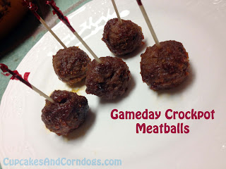 Gameday Crockpot Meatballs