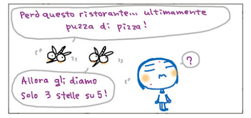 Pero' questo ristorante... ultimamente puzza di pizza! Allora gli diamo solo 3 stelle su 5! ?