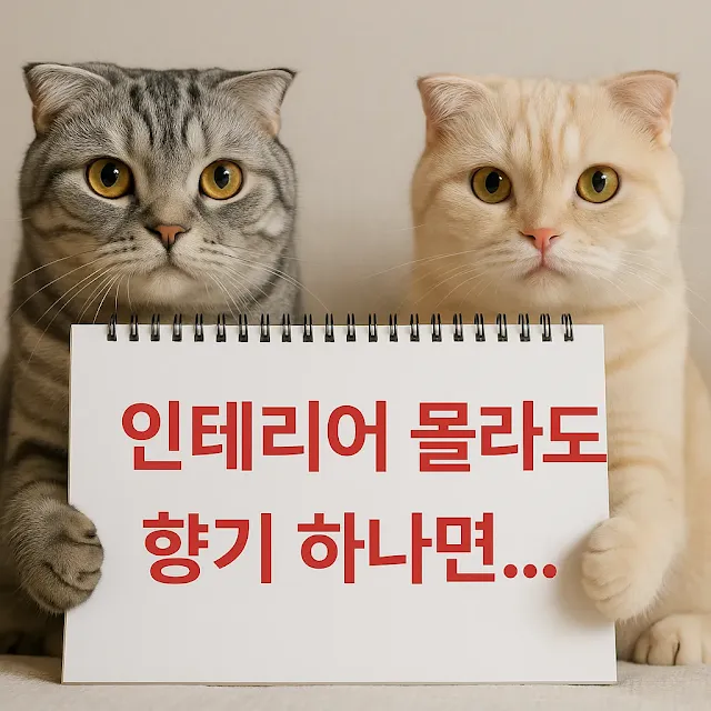 '인테리어 몰라도 향기 하나면...'이라는
