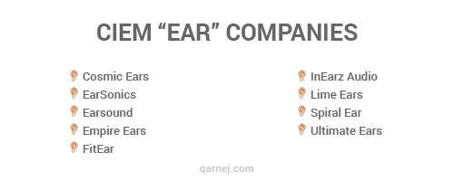 ciem ear companies