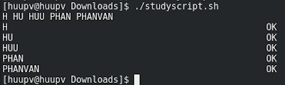 Bash script allign the output