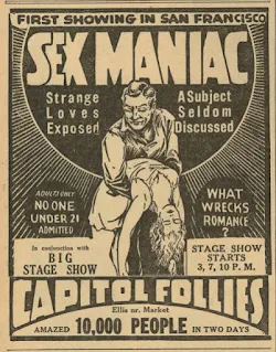 Película - Sex maniac / Maniac (1934)