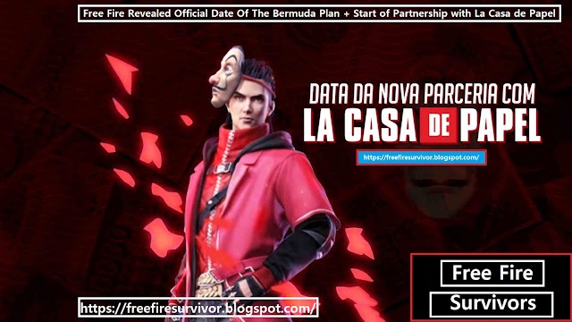 Free Fire Revealed Official Date Of The Bermuda Plan + Start of Partnership with La Casa de Papel