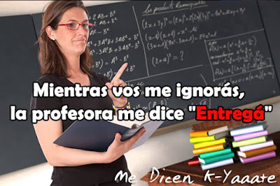 Profesora humor desmotivación