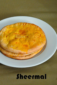 Sheermal, saffron flavoured flatbread