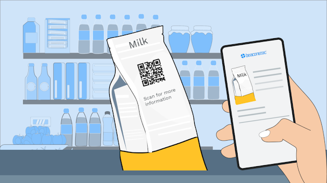 máy quét mã vạch trong nông nghiệp - quản lý sản phẩm từ sữa