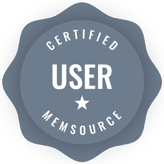 Memsource Certified User Badge