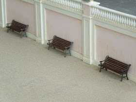 Grand Budapest Hotel movie model benches