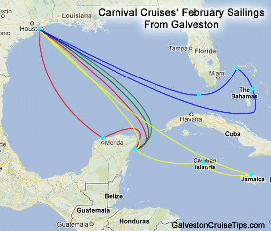 carnival cruise from galveston to cozumel