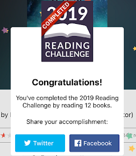goodreads 2019 reading challenge