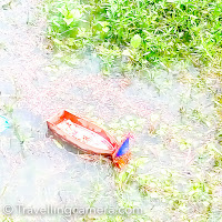 I never visited Govind Sagar lake near Bilaspur till I was invited for a religious ritual by one my relatives. I found that lot of boats can be seen around the shoreline, which are used to commute on daily basis. It seems that, there are few steam boats which can be used to commute towards Bhakhra Dam  During this visit, I also got to know that few temples get submerged into the water of Govind Sagar Lake. And most of these can be seen during summers, when water level is low. I found this place quite interesting but at the same time it can be very hot in summers.   I have never heard about Bilaspur in past but when I visited, I thought of sharing because lot of viewers of this blog like doing ad-hoc road journeys and don't follow the typical check-lists shared all over the web. Such experiences are worth mentioning for true travellers who make plans on the go. I would be more than happy if you have more questions about Bilaspur or Govind Sagar Lake in Himachal Pradesh.