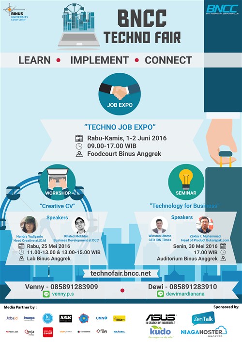 BNCC Techno Fair 2016 - Loker Swasta