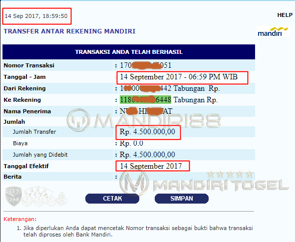  Slip Pembayaran Jackpot Mix Parlay Bpk Nxr Hixxxat di mandiri88