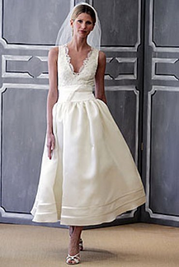 tea-length wedding dresses