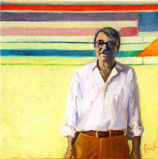 Richard Diebenkorn with Ocean Park No.123 by Liza Hirst