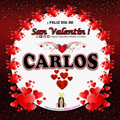 Feliz Día de San Valentín - Nombre Carlos