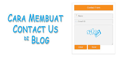 Cara Membuat Contact Us di Blog