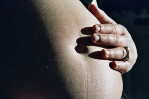 Image: Pregnant woman, still waiting, by Valeer Vandenbosch on freeimages