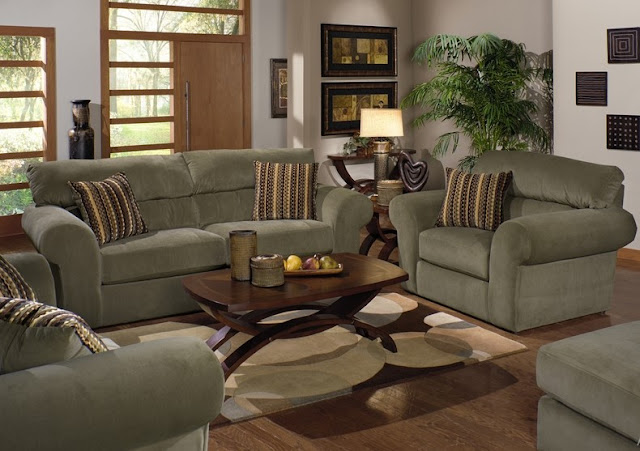 Sage green Couch Living Room