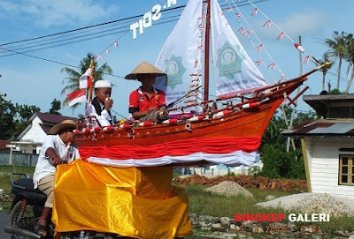 Semarak Karnaval Meriahkan HUT RI Ke-71 di Dabo Singkep