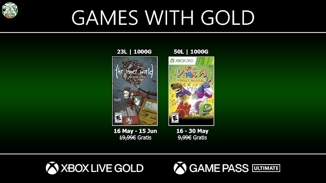 Ya disponible la segunda quincena de Juegos con Gold (mayo 2022) #GWG