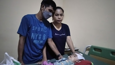 Ibu Bayi Penderita Hydrocefalus Akut di Tebingtinggi Berharap BPJSnya Segera Aktif