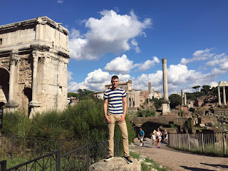 The ruins in Rome.