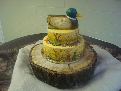 duck wedding cake