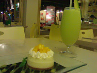 cheesecake and avocado shake