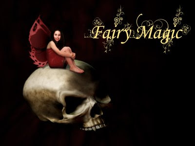 magical fairy on halloween