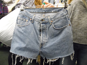 Real, vintage levi shorts at lou lou's vintage fair, Cardiff | ACupofT