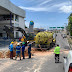 AVENIDA JOÃO VALÉRIO É INTERDITADA APÓS ROMPER TUBULAÇÃO DE DRENAGEM