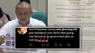 Netizens, pinagtawanan, nadismaya sa "Anti-Ghosting Bill" na isinampa kamakailan