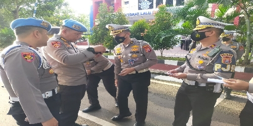 Bidpropam Polda Banten Lakukan Gaktiblin dan Pemeriksaan Urine Personel Ditlantas