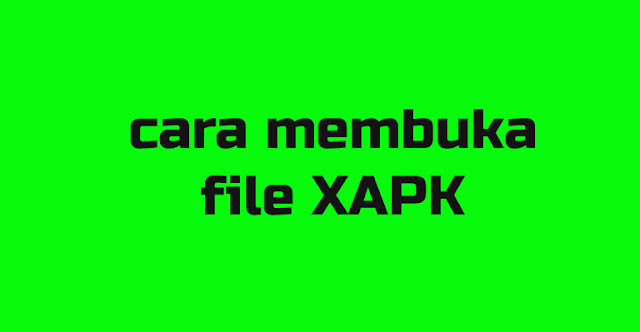 Cara Membuka atau Install file XAPK di Android
