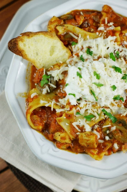  is a quick in addition to slow agency to savor the flavors of classic lasagna Chicken Lasagna Stew