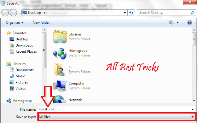 notepad tricks to make your computer speak in your windows 7/xp/ultimate/8 