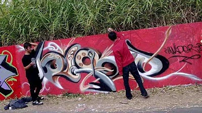graffiti artist, tribal graffiti